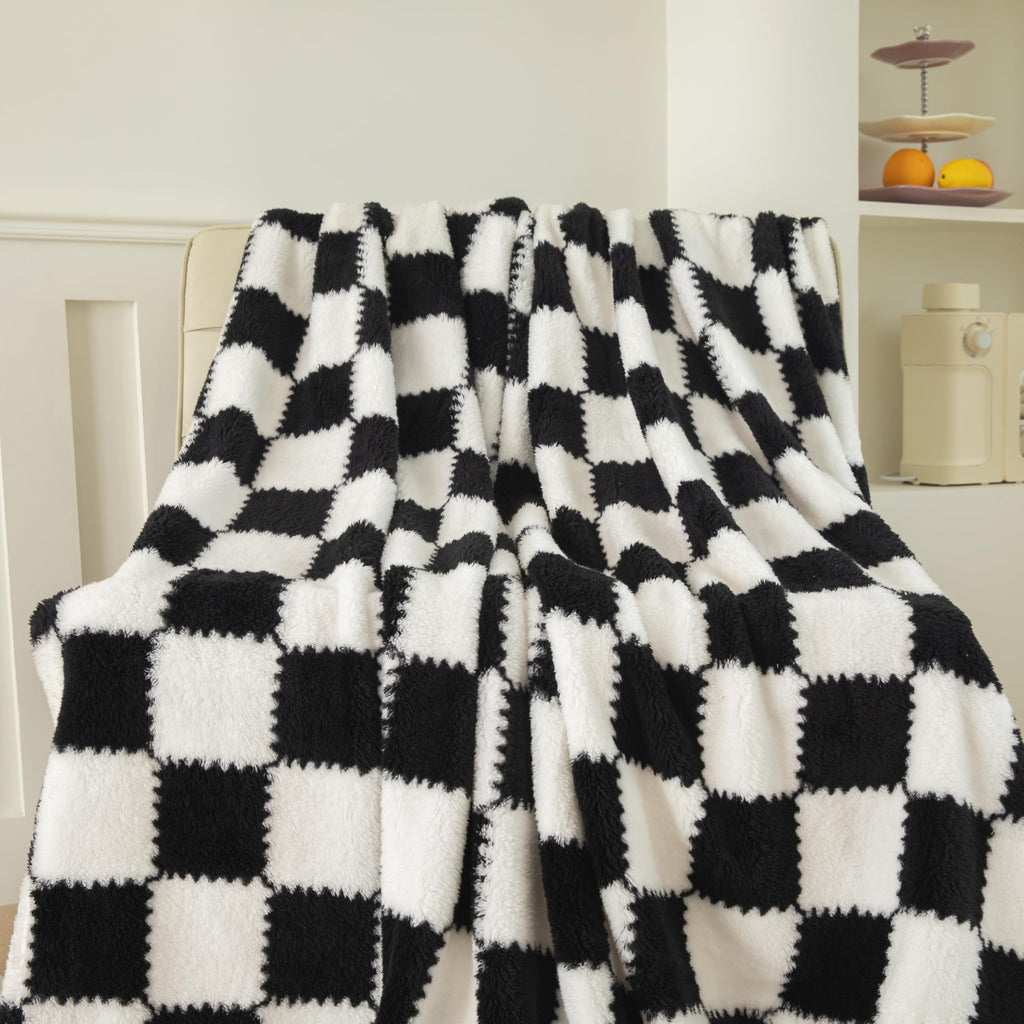 Black Checkered Blanket