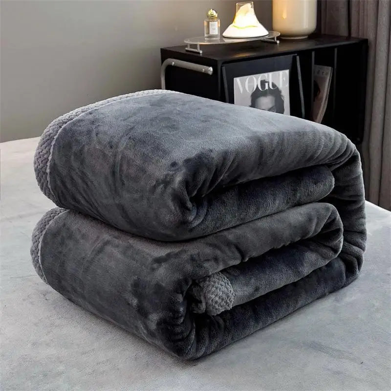 Grey Bordered Blanket