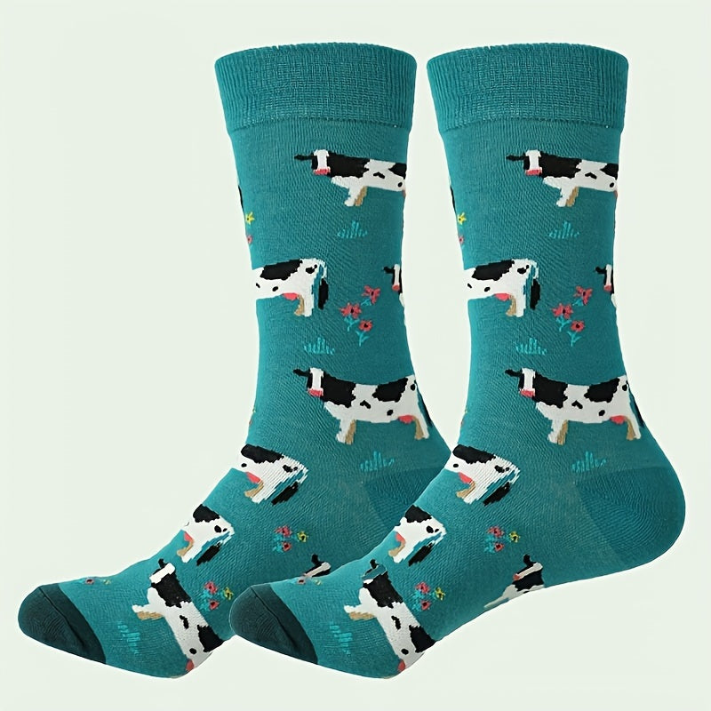 Cow Print Socks