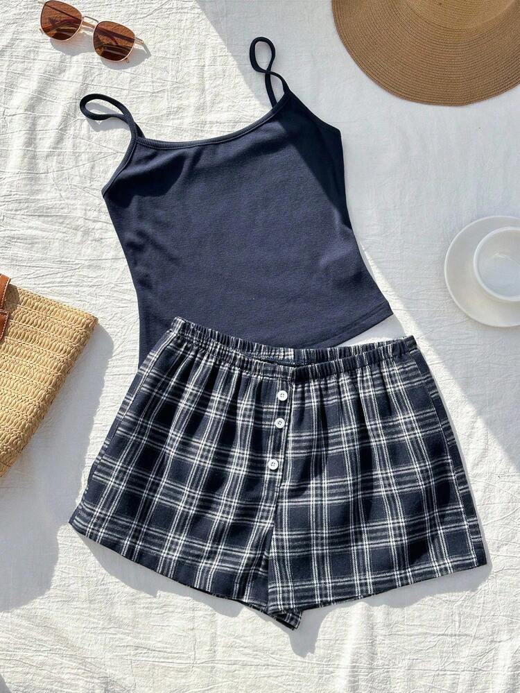 Navy 2 Piece Lounging set