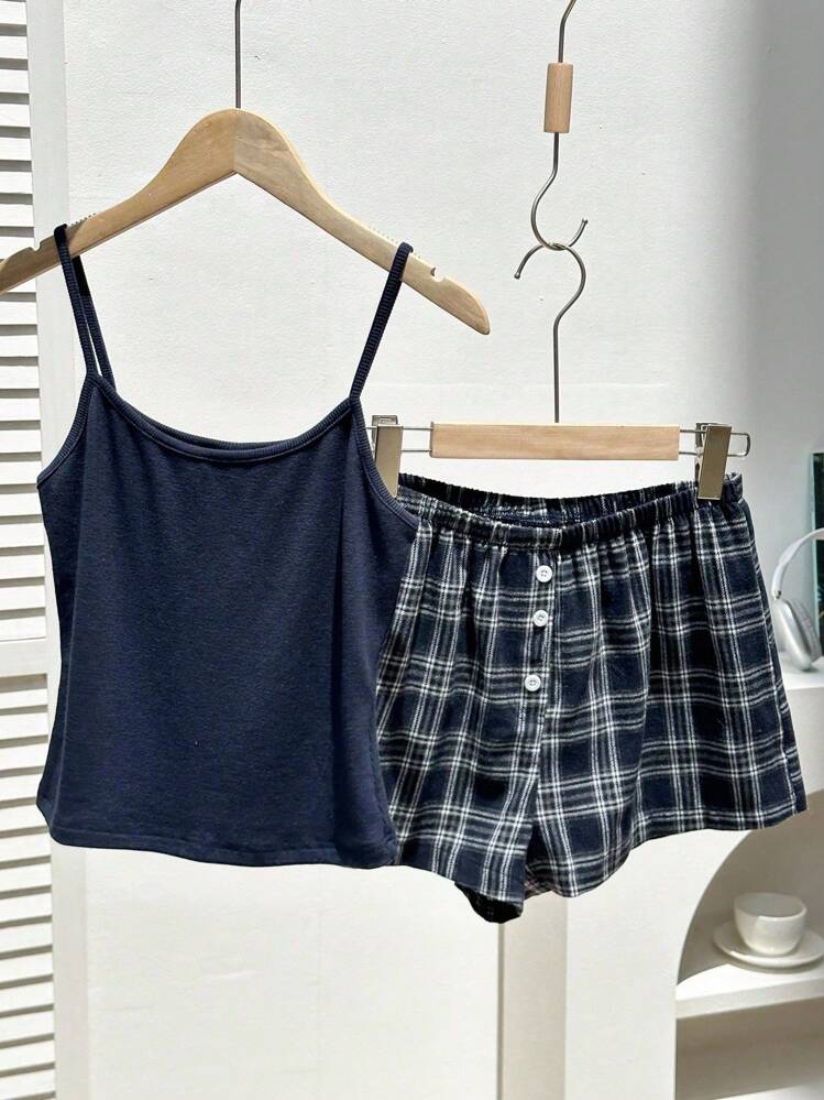 Navy 2 Piece Lounging set