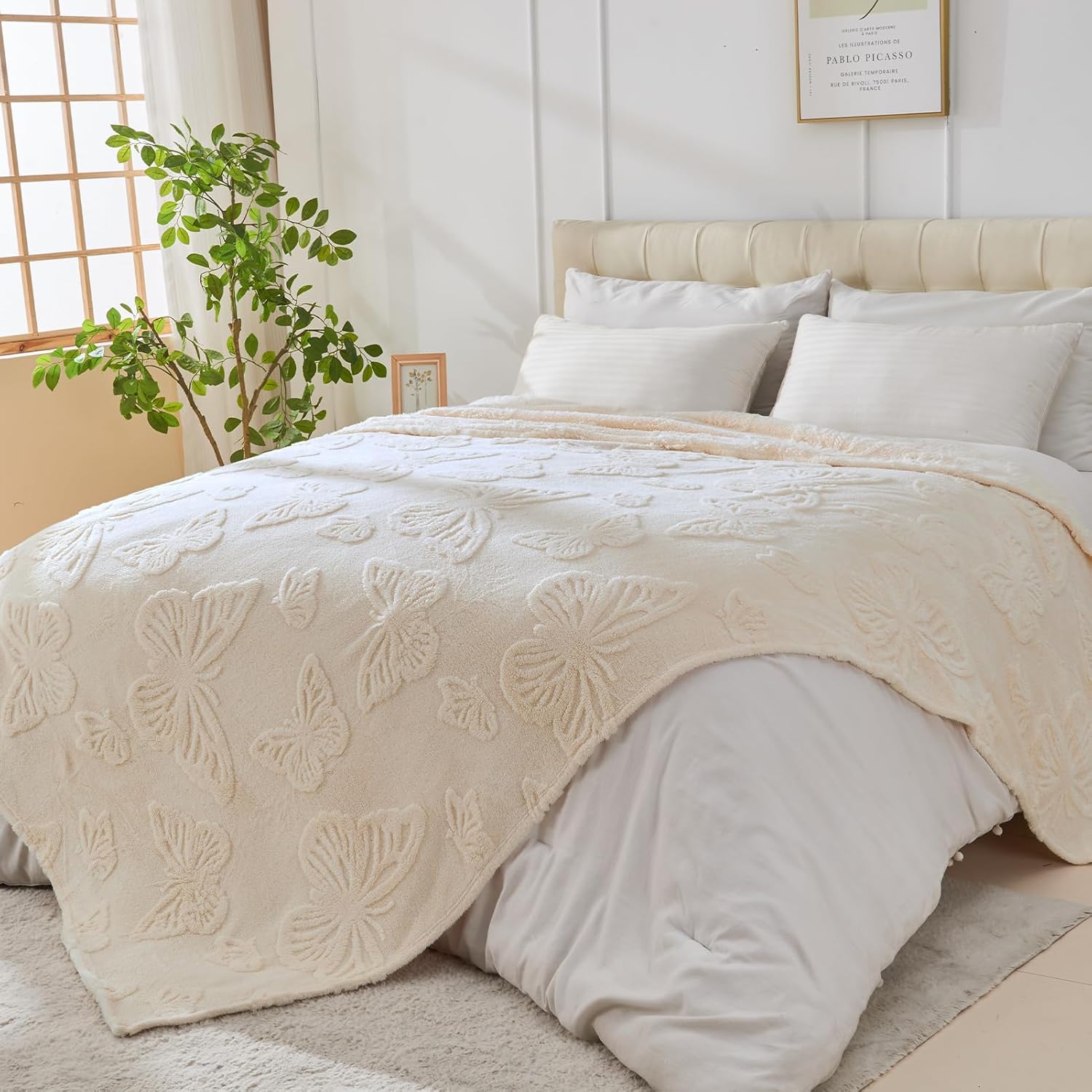 Butterfly Flannel Blanket