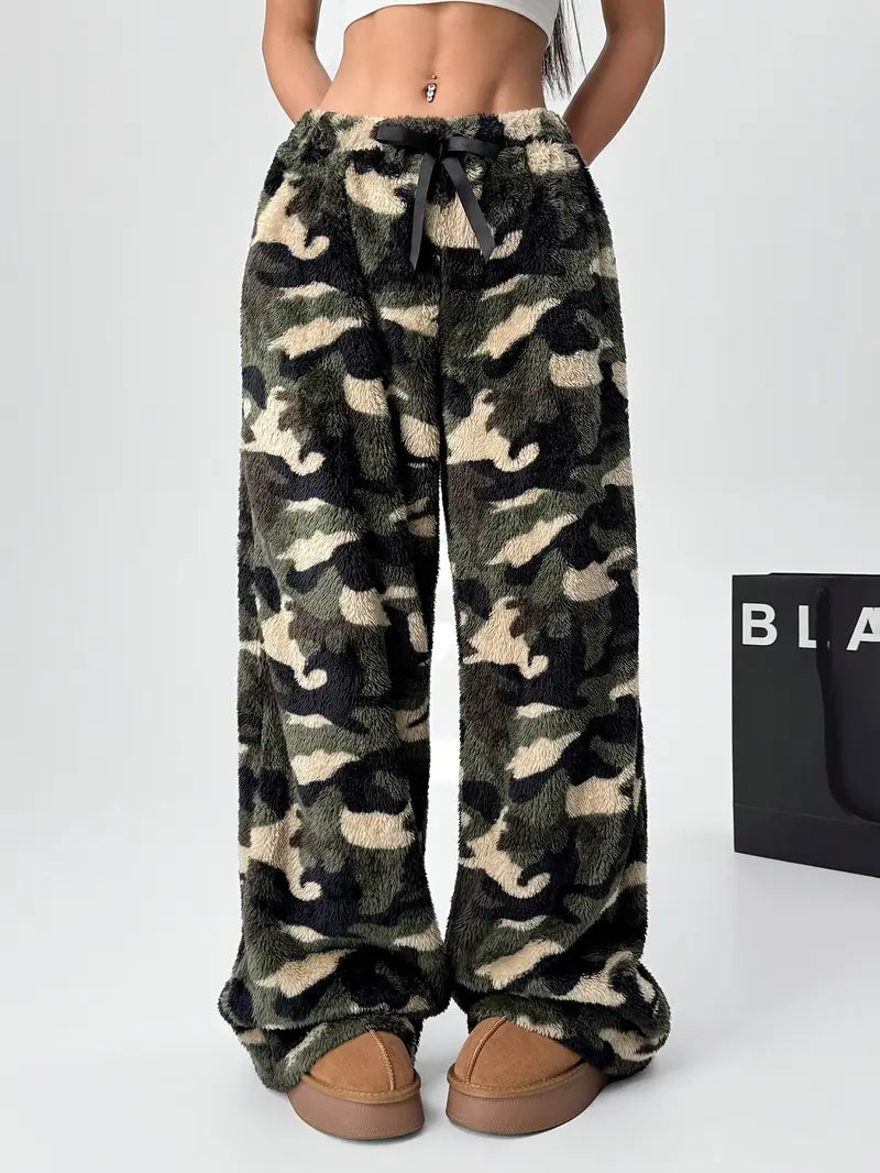 Camouflage Fleece Pants