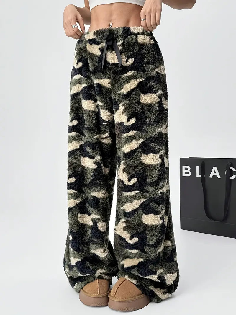 Camouflage Fleece Pants