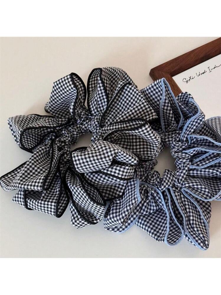 Gingham Loop Scrunchie