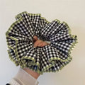 Layered Gingham Scrunchie