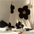 Flower Knitted Blanket