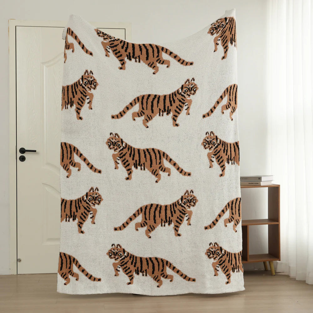 Tiger Plush Blanket