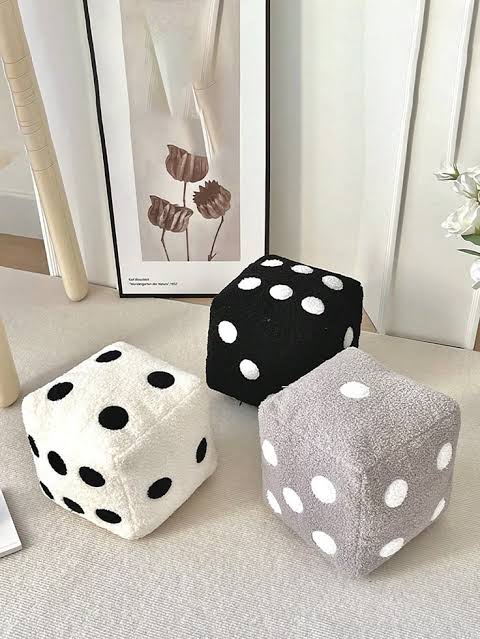 Dice Plush Pillows